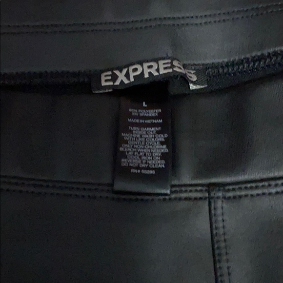 Size large Faux Leather pants - Picture 2 of 2